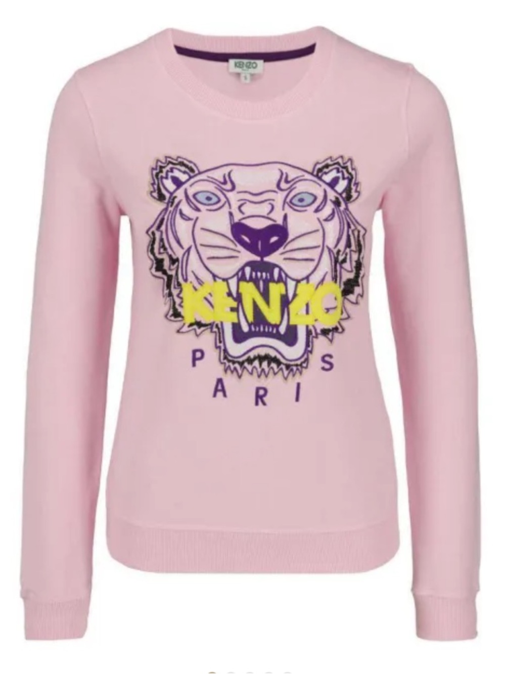 KENZO Tiger comfort women sweatshirt pink